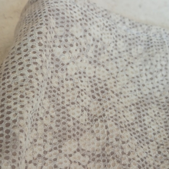 Vintage women's Leather skirt, U.S. size 2 Danier/Canada/-reptile Print - Picture 10 of 12